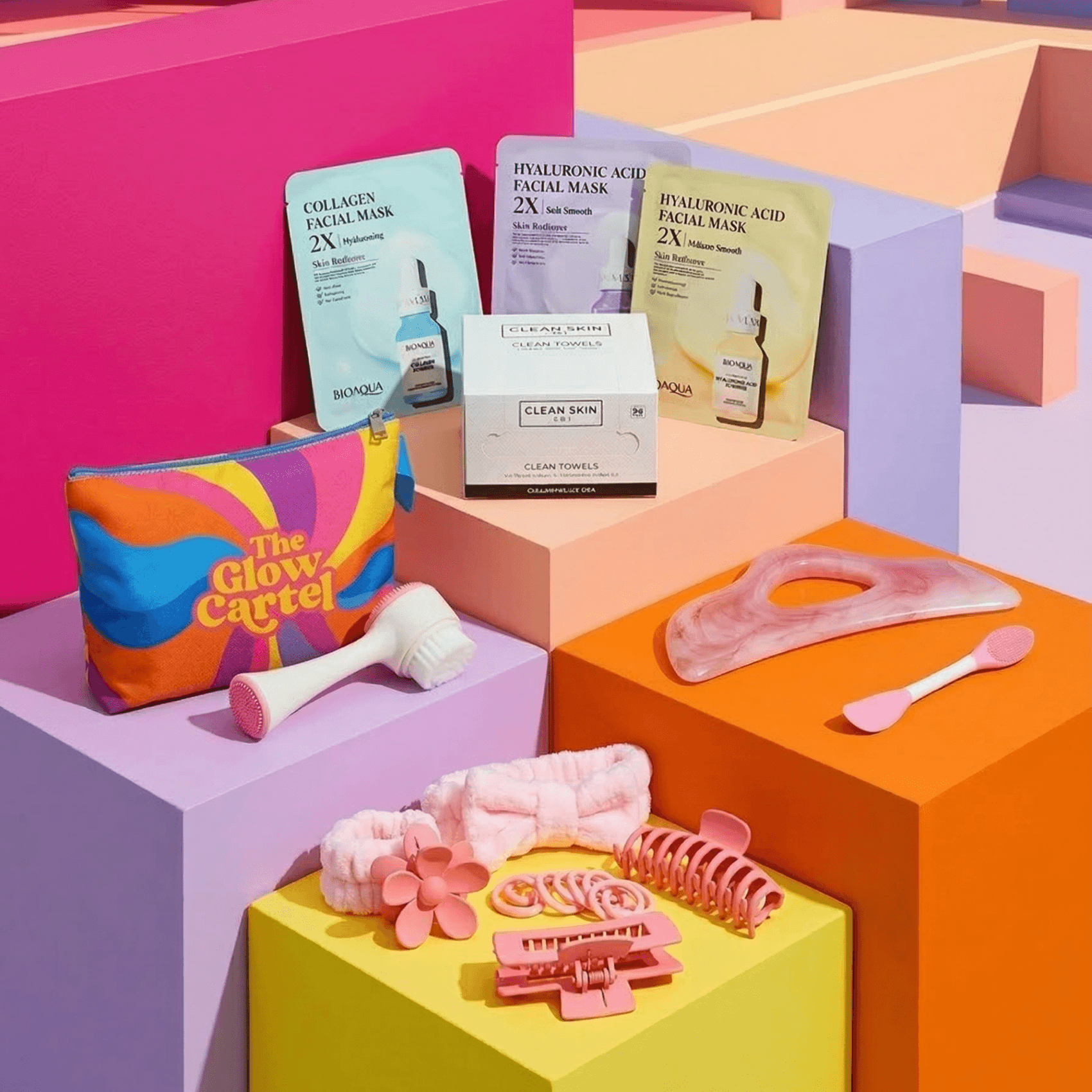 The skin care kit: Glow Now, Cry Later